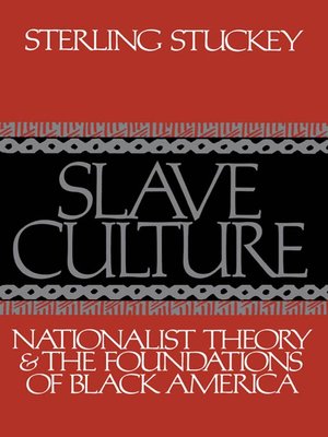 cover image of Slave Culture